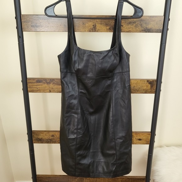 Anthropologie Black Mini Dress - Picture 2 of 9